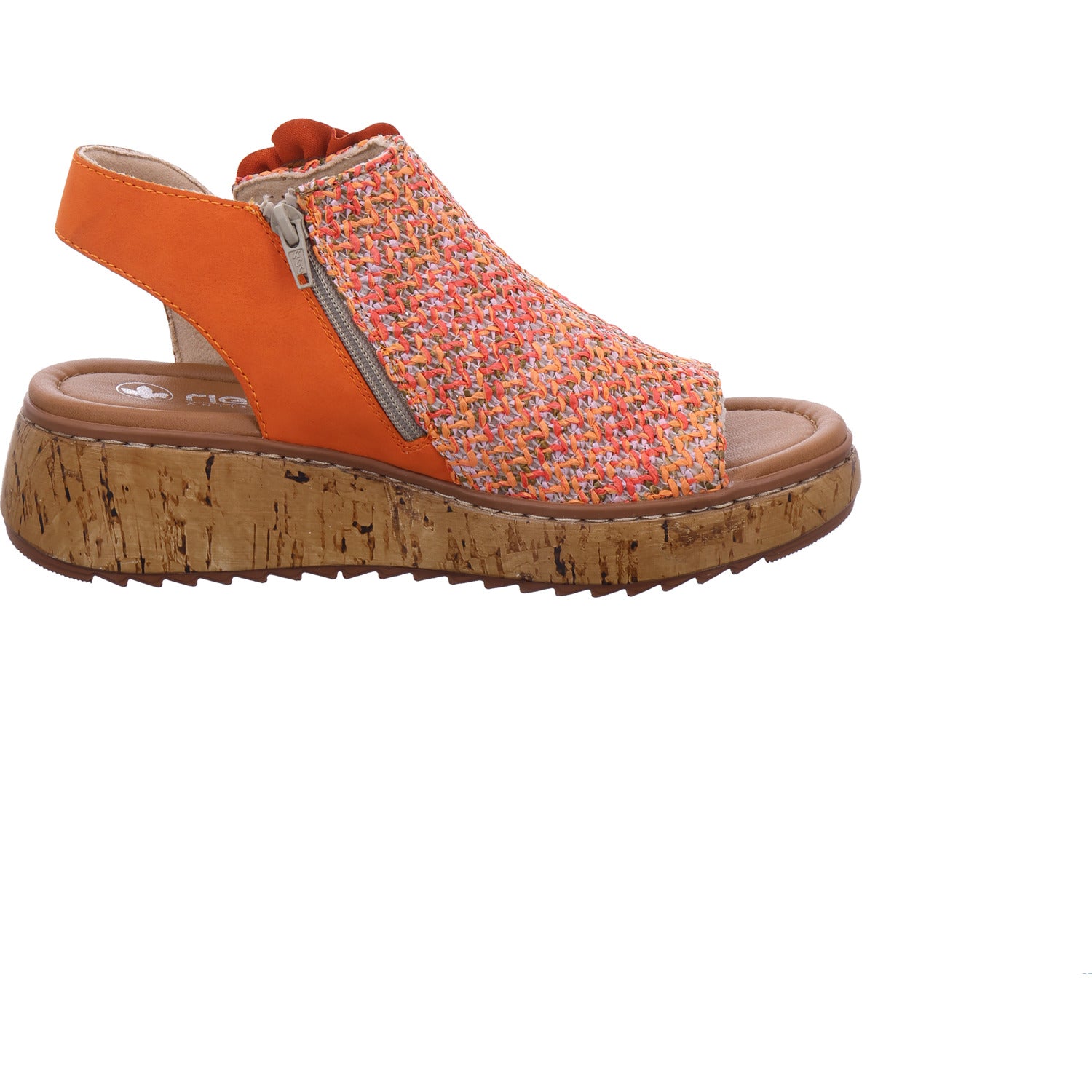 Rieker Damen Sandale  in orange