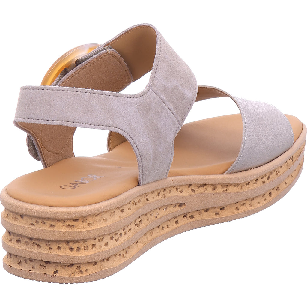 Gabor Damen Sandalette  in platin
