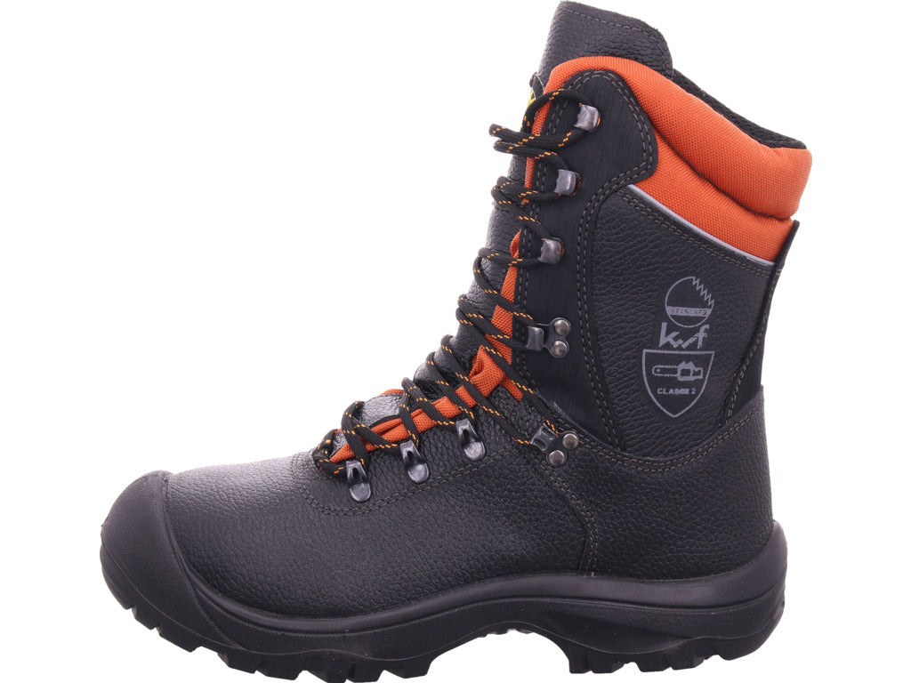 WorkPower Herren Arbeitsschuh Schnittschutz S3 Little Forest in schwarz