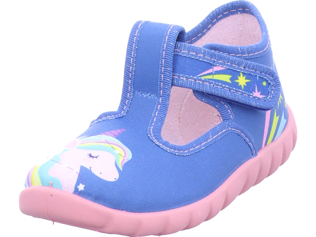 Fischer Girls' Slipper in blue