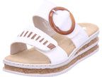 Rieker women's mule Fsk women's sandals in white