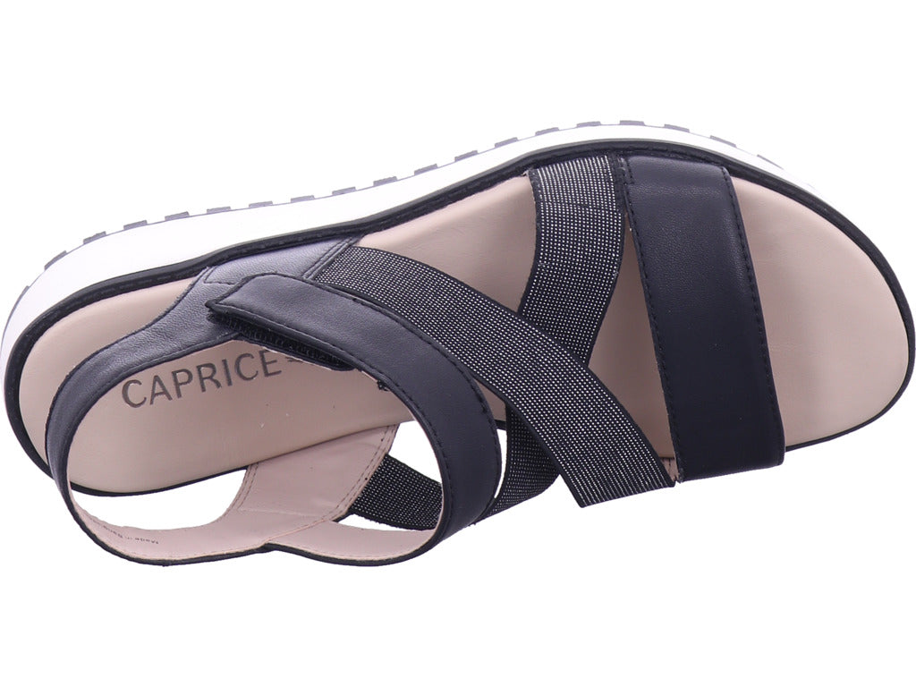 Caprice Damen Sandalette Women Sandals in schwarz