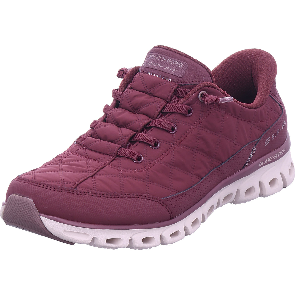 Dámské tenisky SKECHERS Glide Step At Ease Slip-In v červené barvě