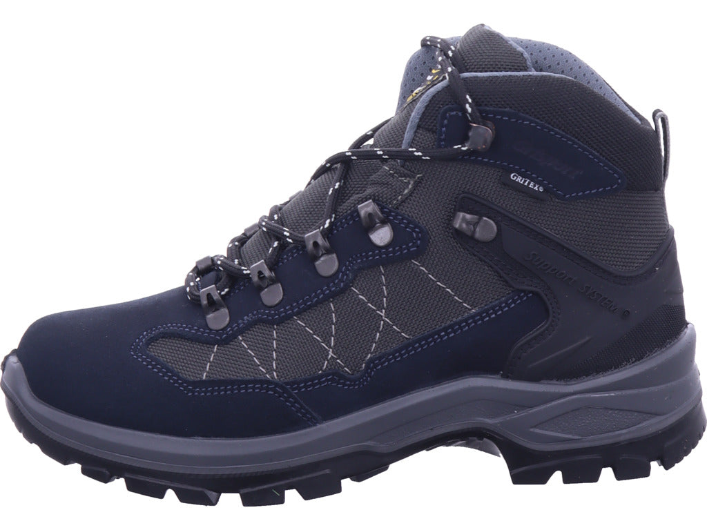 Grisport Herren Wanderschuh Scamosciato in blau