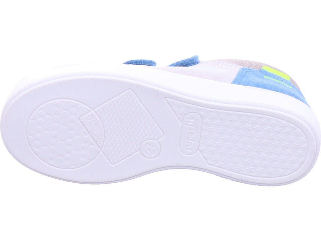 Superfit Jungen Lauflernschuh Stiefelette Leder \ Supies in blau