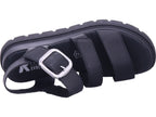 Rieker Damen Sandalette Fsk Damen Sandalen in schwarz