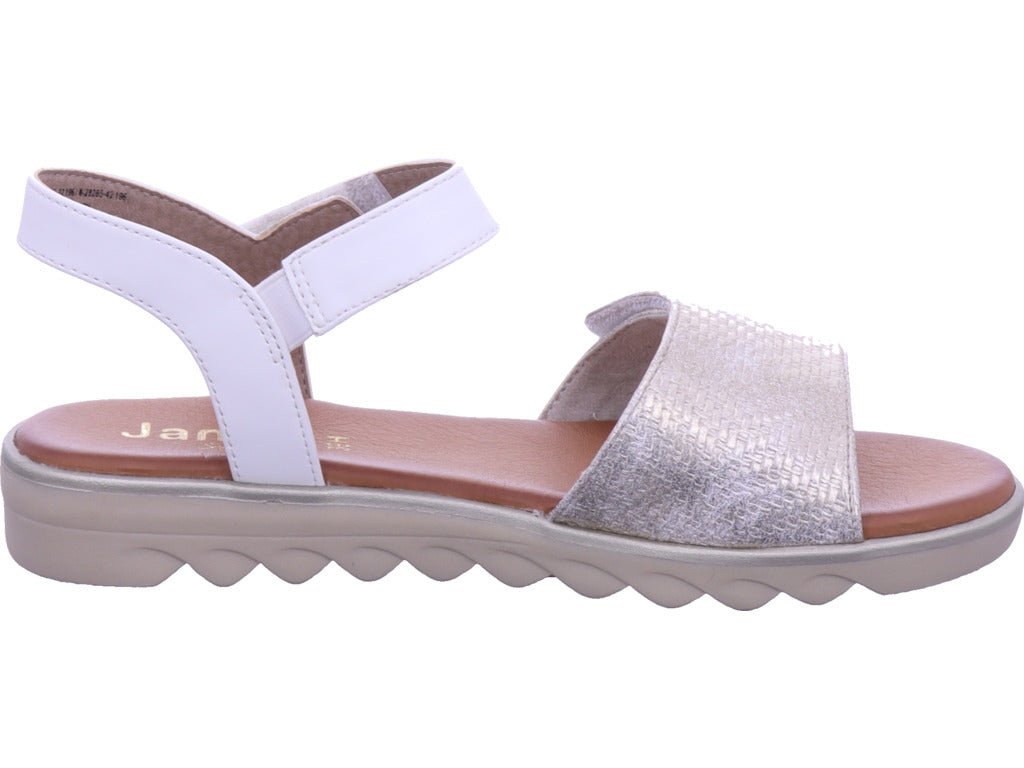 Jana Damen Sandalette  in weiß