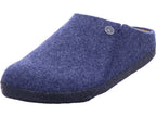 Birkenstock Men's Slipper Zermatt Felt Dark Blue in blue
