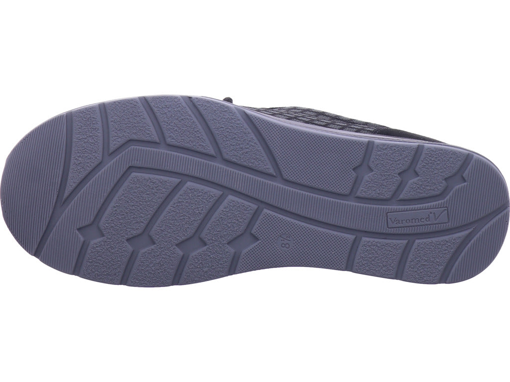 Varomed Herren Halbschuh Houston Schnürschuh Weite K in schwarz