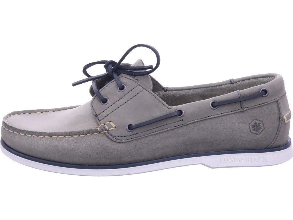 lumberjack Herren Slipper Navigator in grau