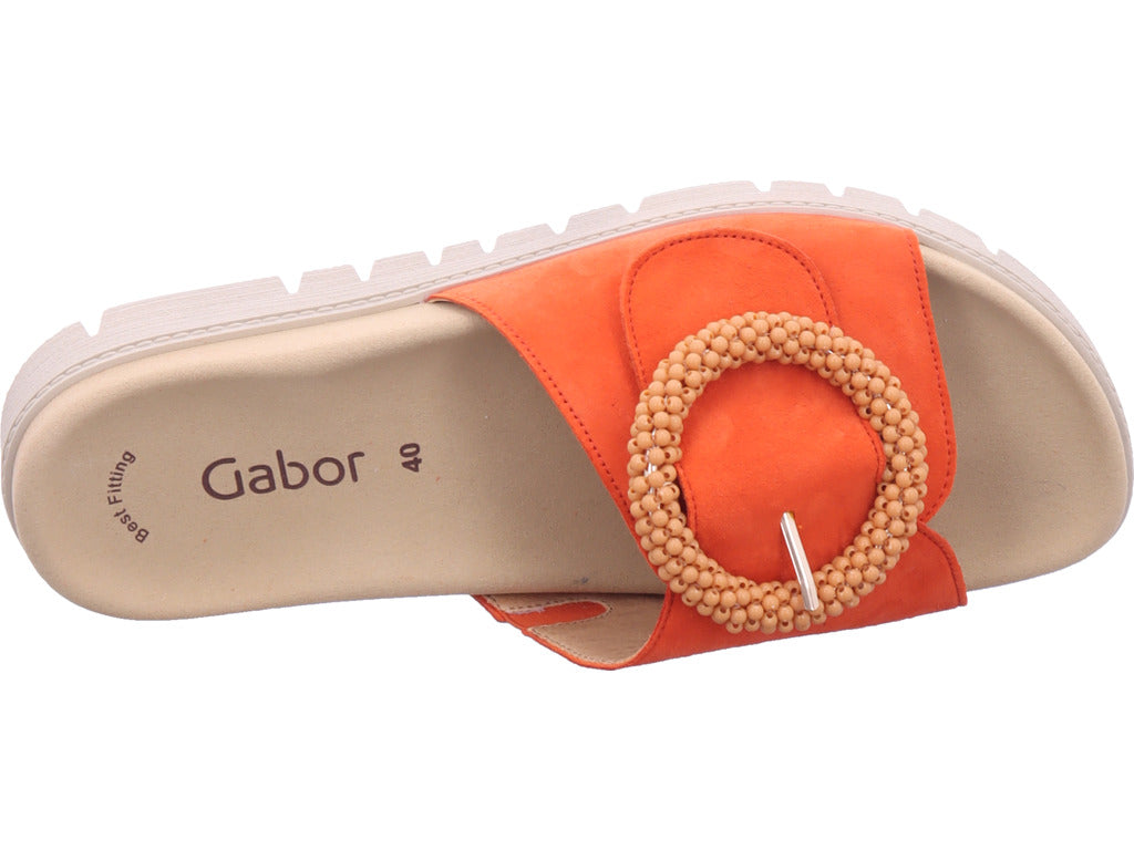 Gabor Damen Pantolette  in orange