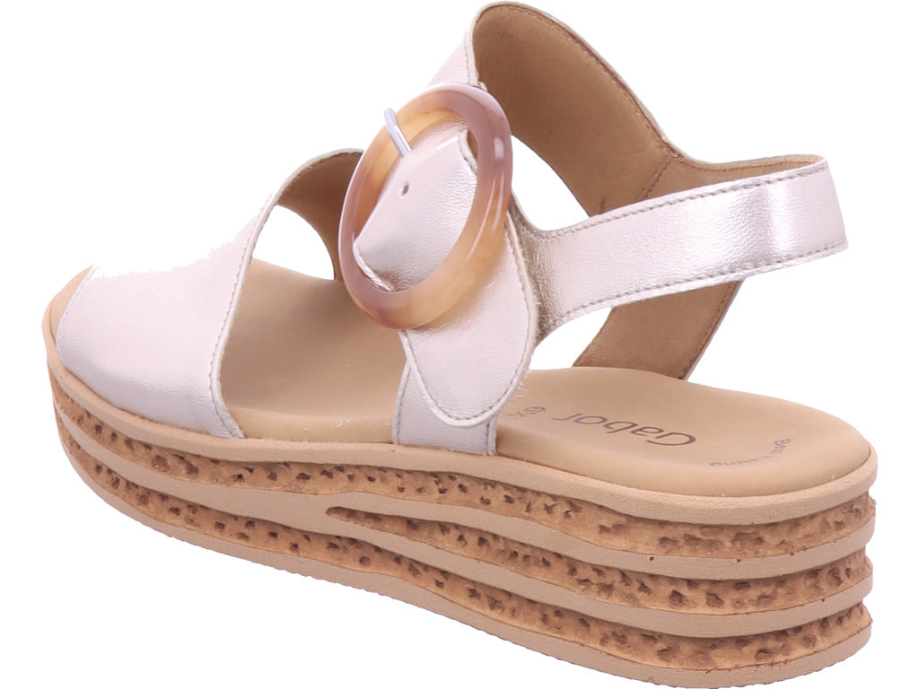 Gabor Damen Sandalette  in beige
