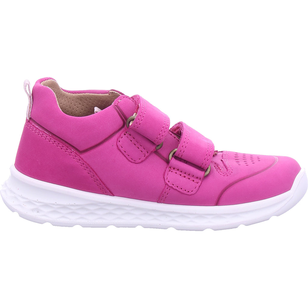 Superfit Mädchen Lauflernschuh Stiefelette Leder \ Breeze in pink