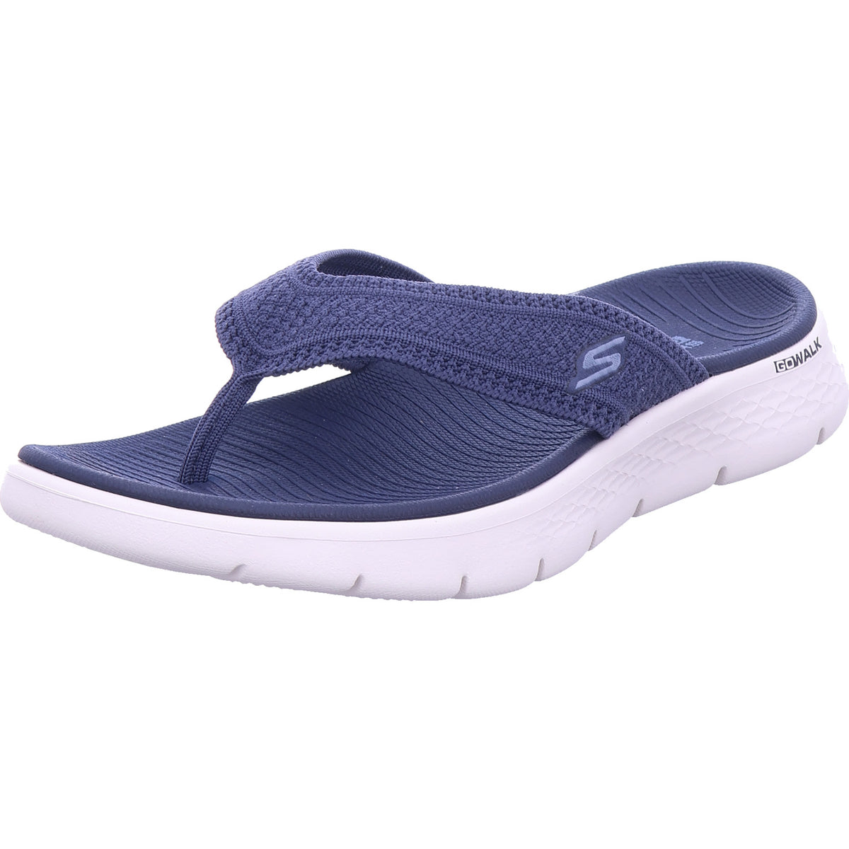 Dámské pantofle SKECHERS v modré barvě