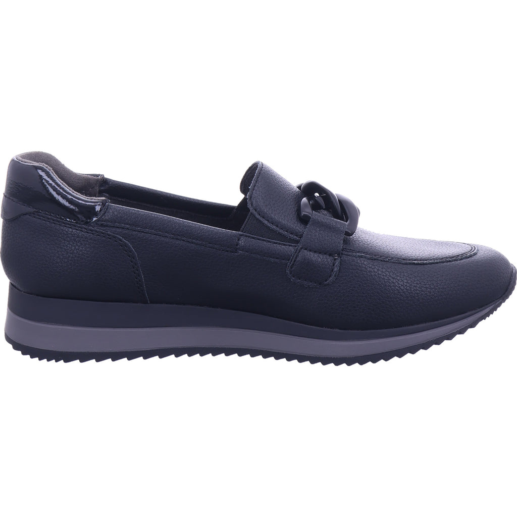 Jana Damen Slipper  in schwarz
