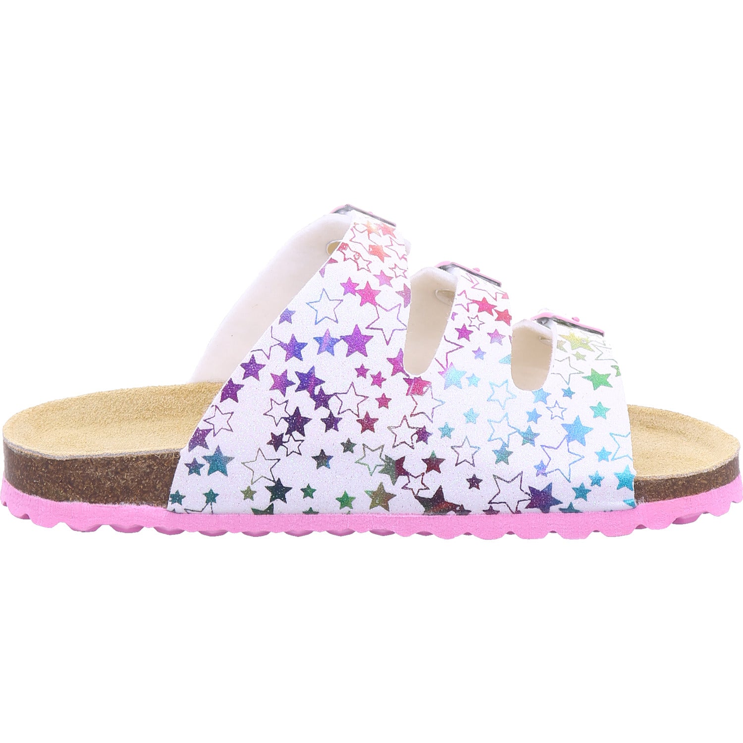 Planet Footwear Dívčí nazouváky v bílé barvě