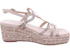 Alma En Pena Women's Sandal in gold