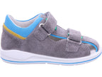 Superfit Jungen Sandale Sandale Leder \ Boomerang in grau