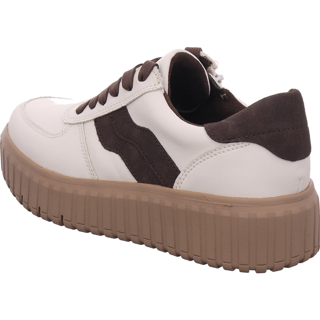 Jana Damen Sneaker  in beige