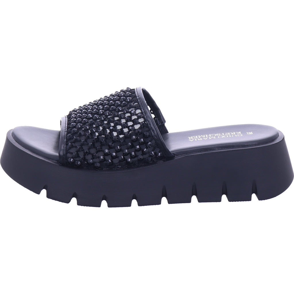 Marco Tozzi Damen Pantolette  in schwarz