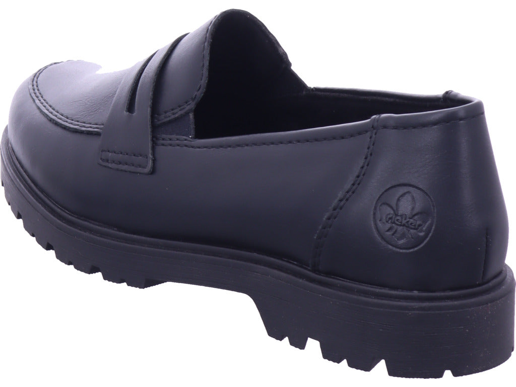 Rieker Damen Slipper Hwk Damen Halbschuhe in schwarz