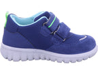 Superfit Boys' First Walking Shoe Sport7 Mini in Blue