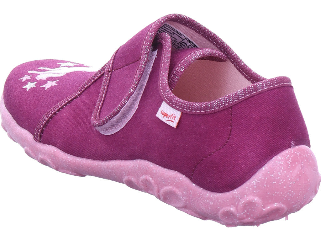 Superfit Girls' Slipper Slipper Textile \ Bonny in red