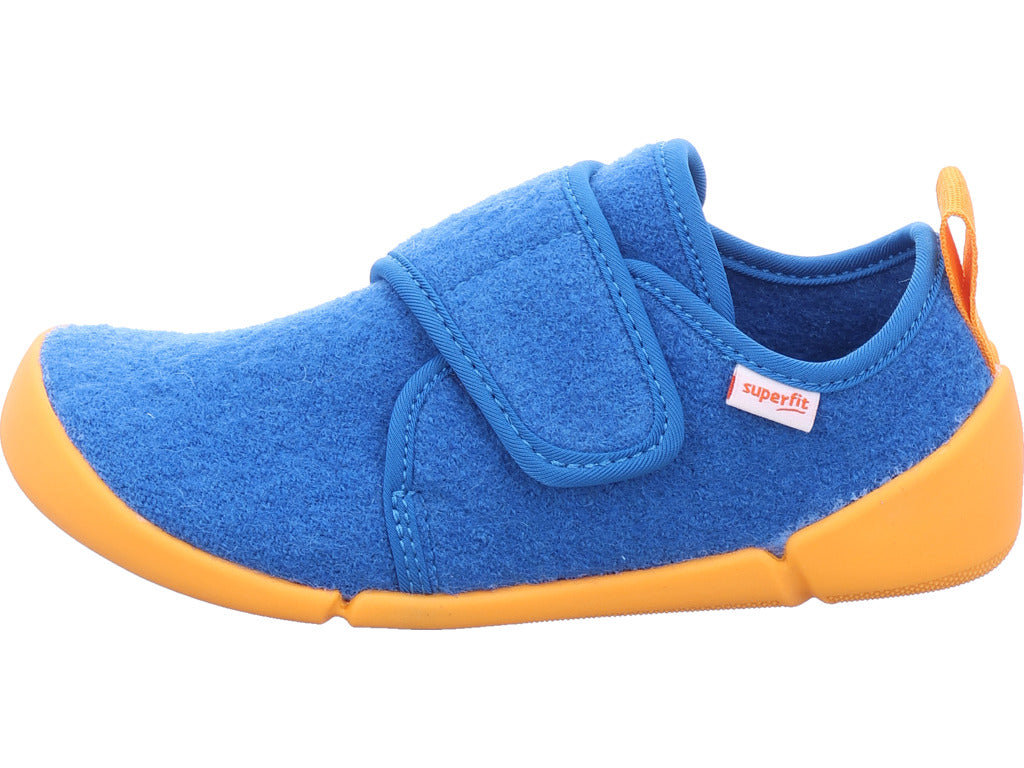 Superfit Unisex - Dětské bačkůrky Venti Barfuss v modré barvě