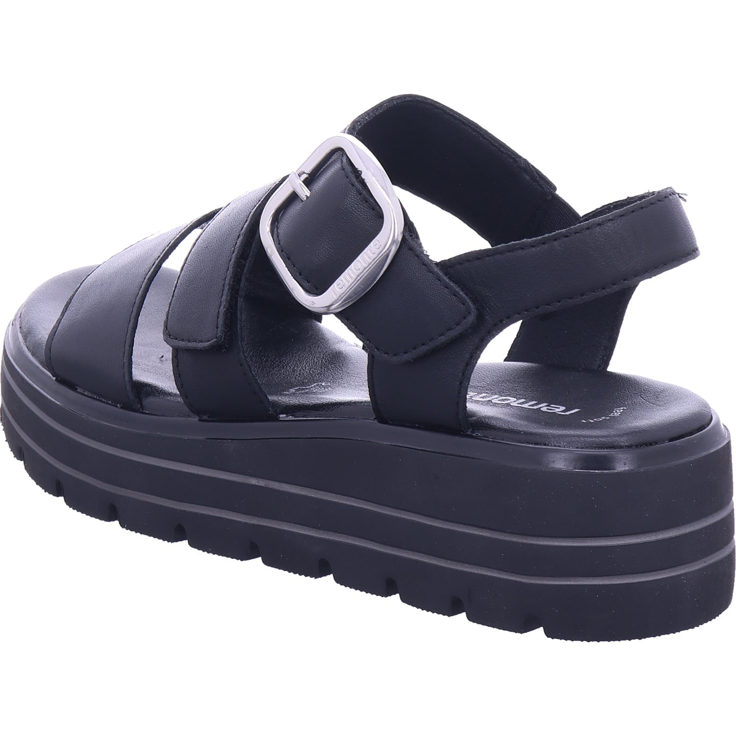 Remonte Damen Sandale  in schwarz