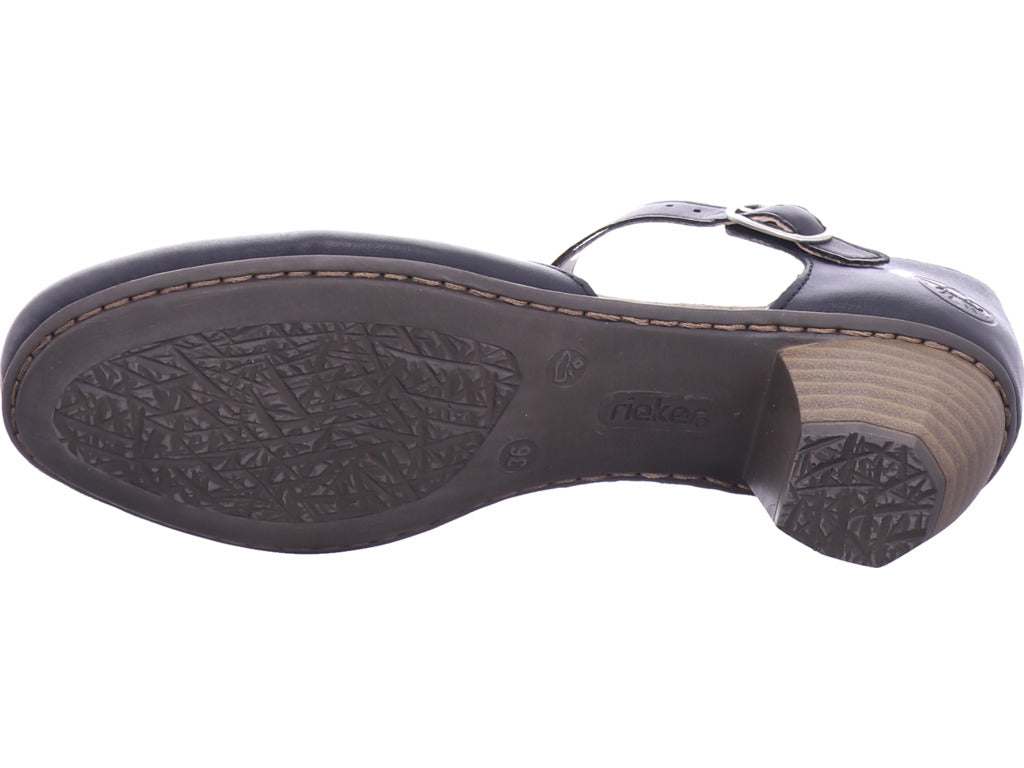 Rieker Damen Pump Fsk Damen Halbschuhe in schwarz