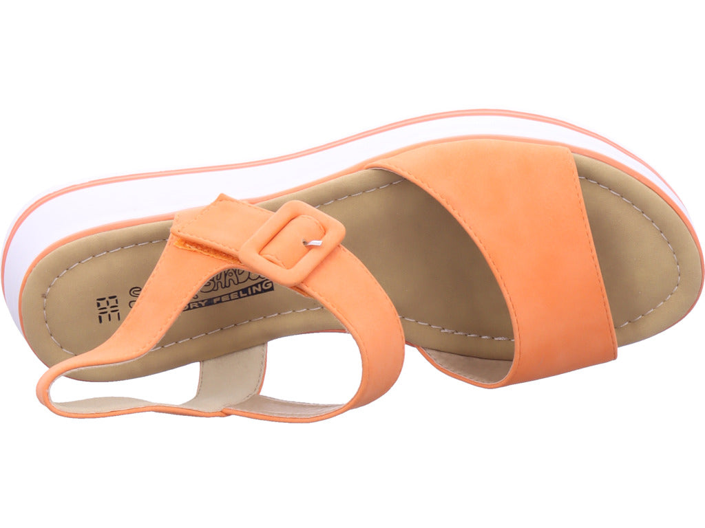 Shoe-world Damen Sandalette  in orange