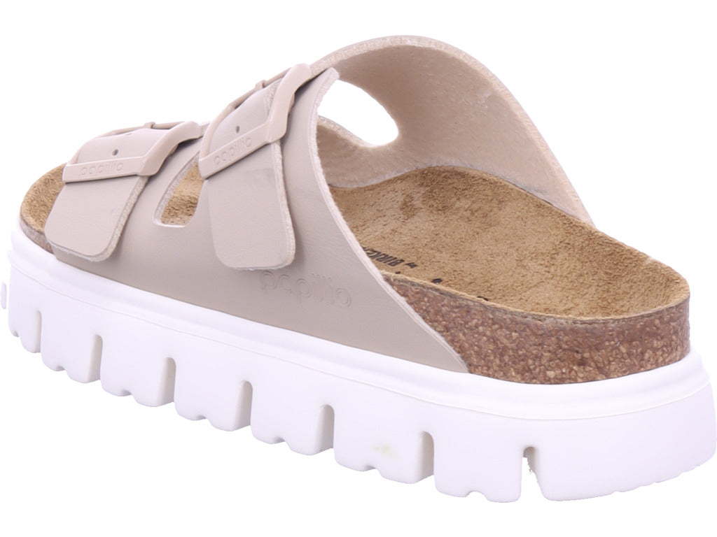 Dámské kotníkové boty Birkenstock Arizona Pap Chunky v béžové barvě