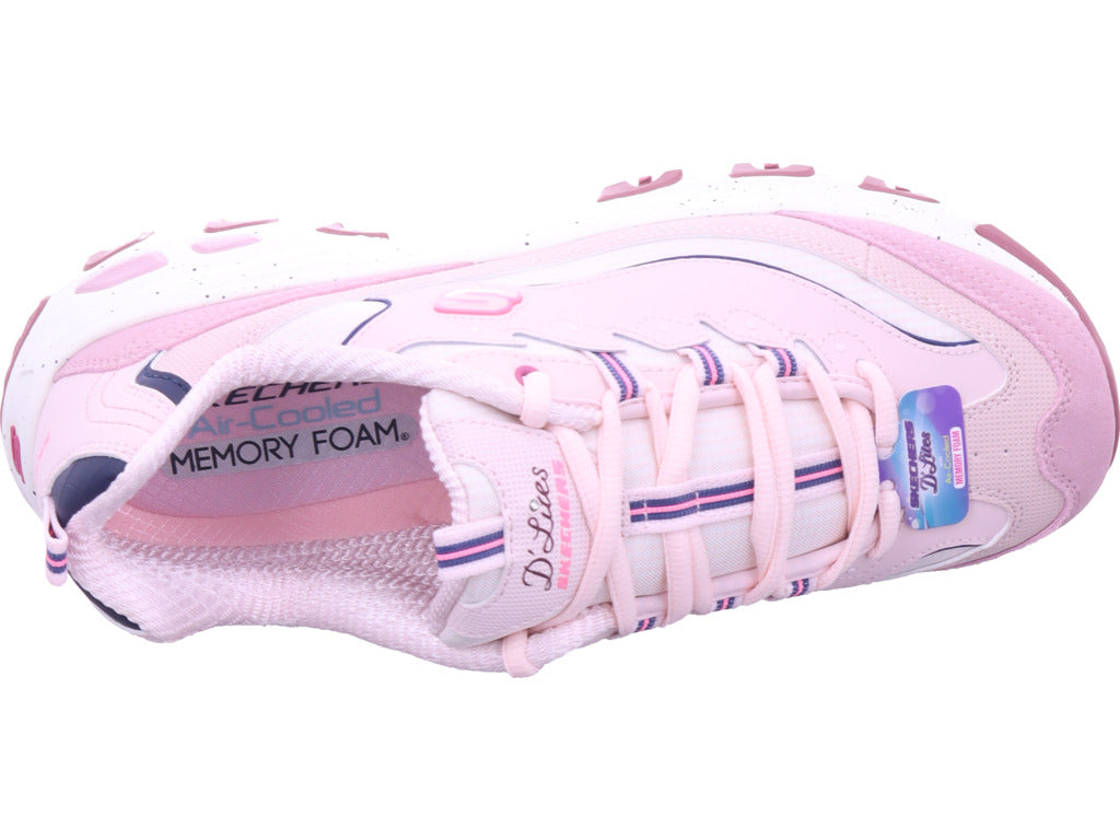 SKECHERS Damen Sneaker Skechers D´lites  Bold Views in rose