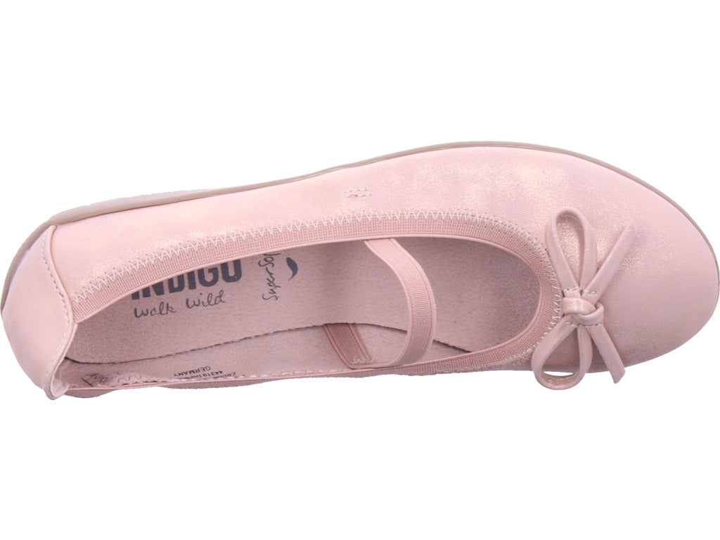 Planet Footwear Mädchen Ballerina  in rose