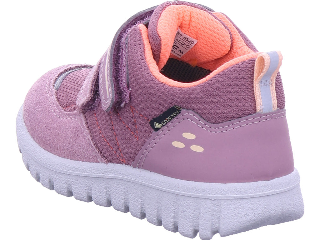 Superfit Girls' Sport7 Mini First Walking Shoe in Rose