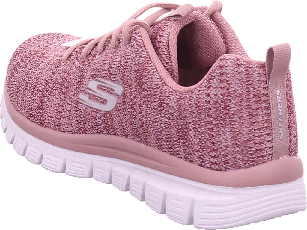 SKECHERS Dámské tenisky v červené barvě
