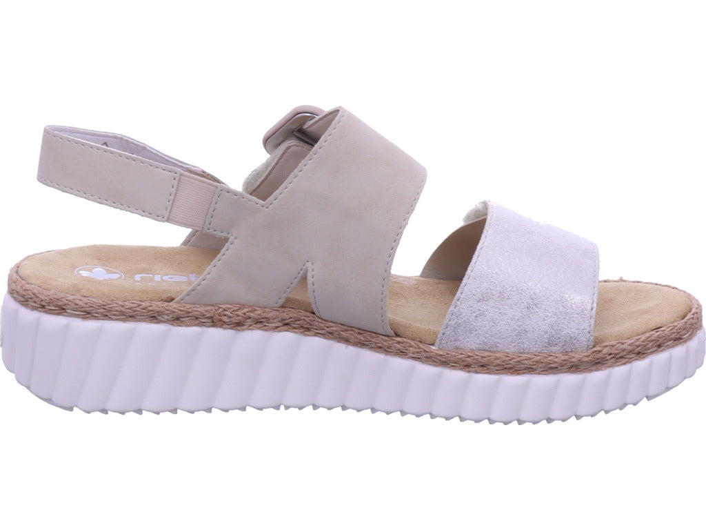 Rieker Women's Mule Fsk Women's Sandals in beige