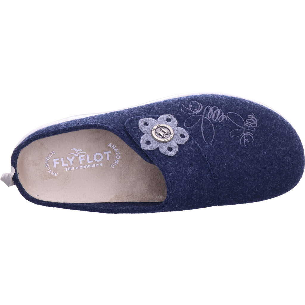 Fly Flot Damen Hausschuh  in blau