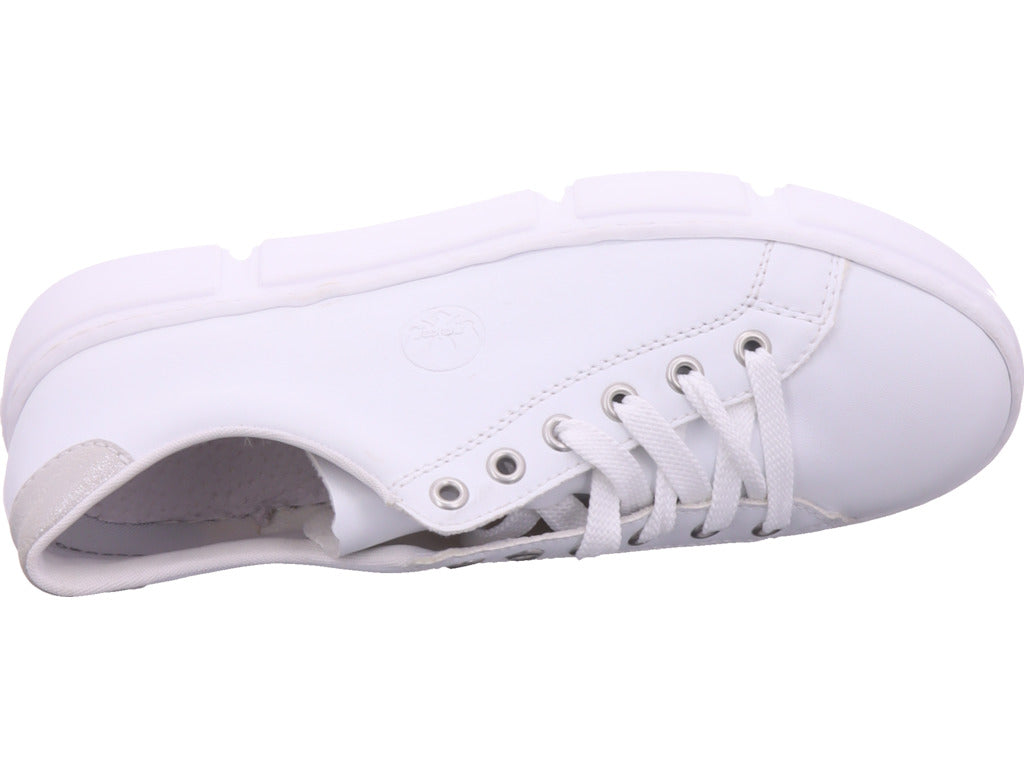 Rieker Damen Sneaker Fsk Damen Halbschuhe in weiß