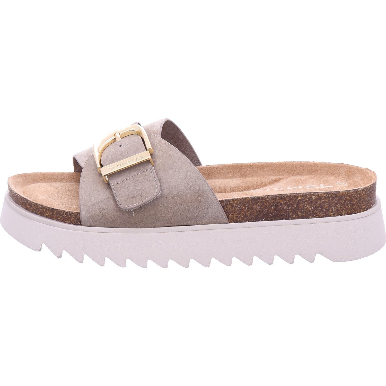 Tamaris Damen Pantolette  in beige