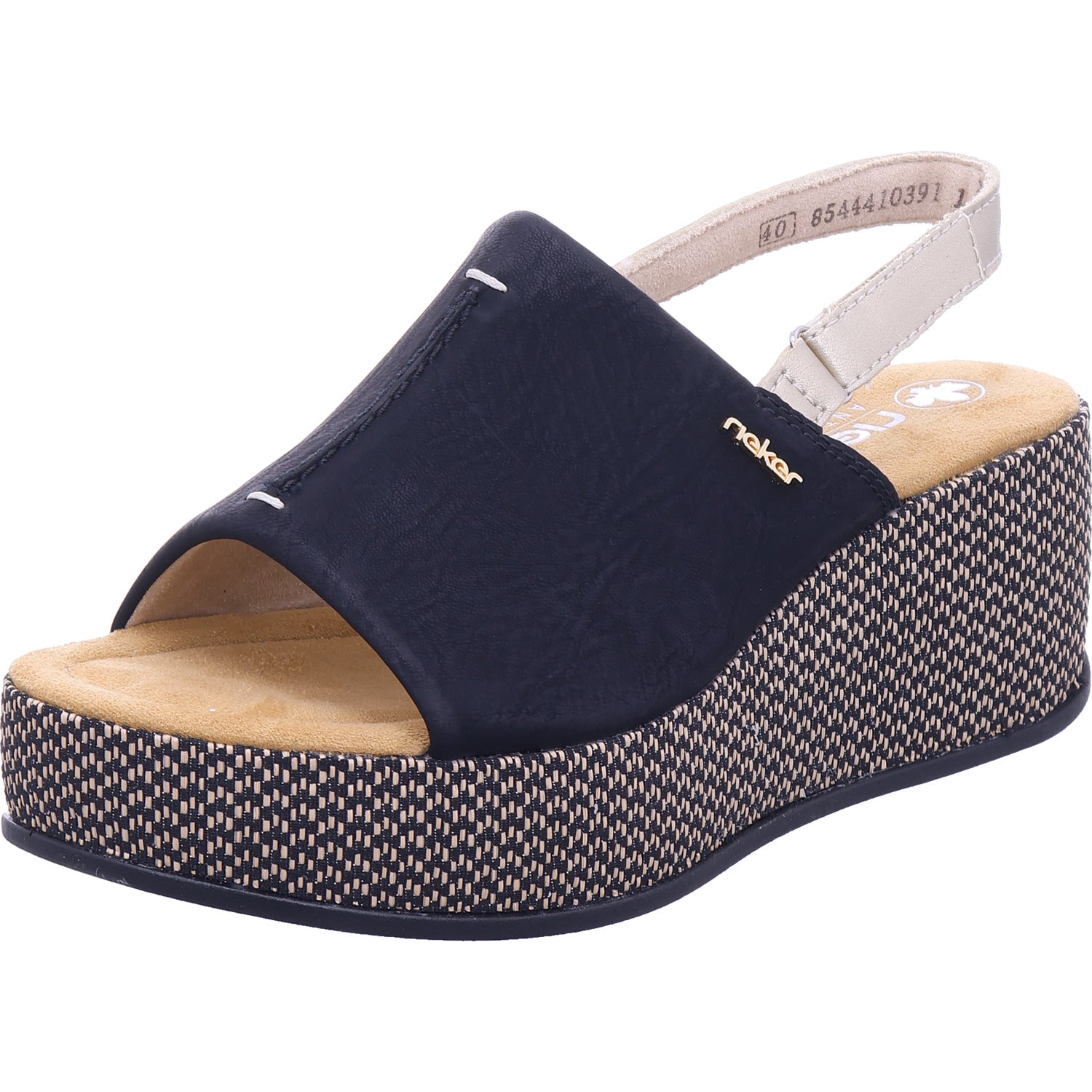 Rieker Women's Sandal in black