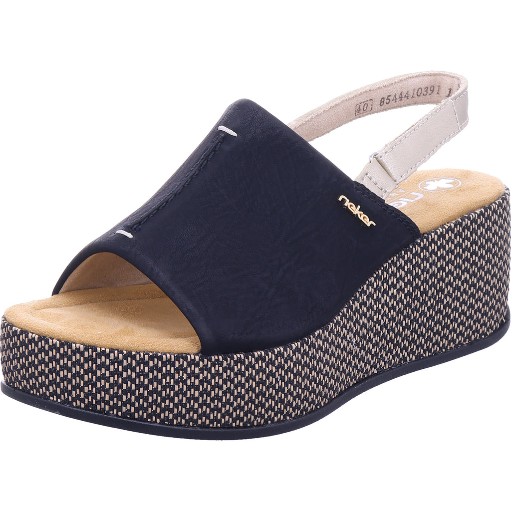 Rieker Women's Sandal in black