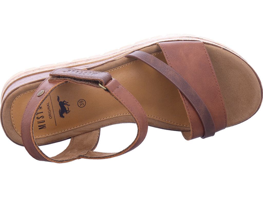 Mustang Damen Sandalette  in braun
