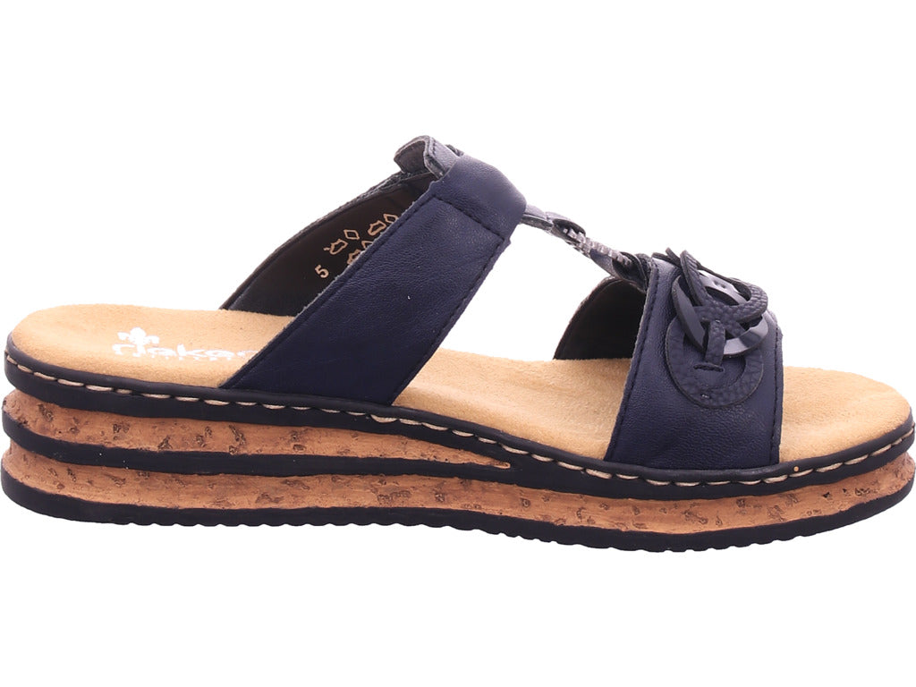 Rieker Women's Mule in blue