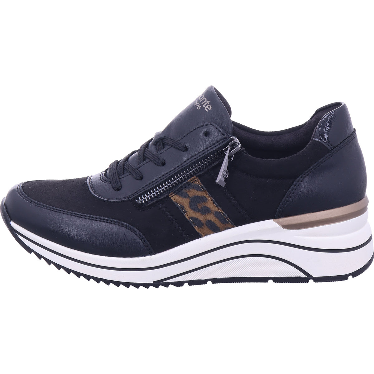 Remonte Damen Sneaker  in schwarz
