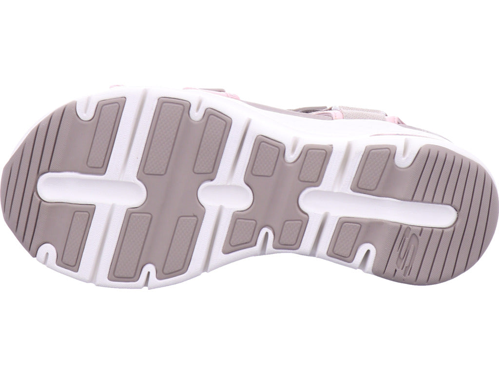 SKECHERS Damen Sandalette Arch Fit in grau