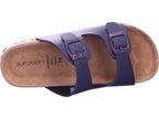 Indigo Jungen Pantolette Tieffussbett Pantoletten in blau