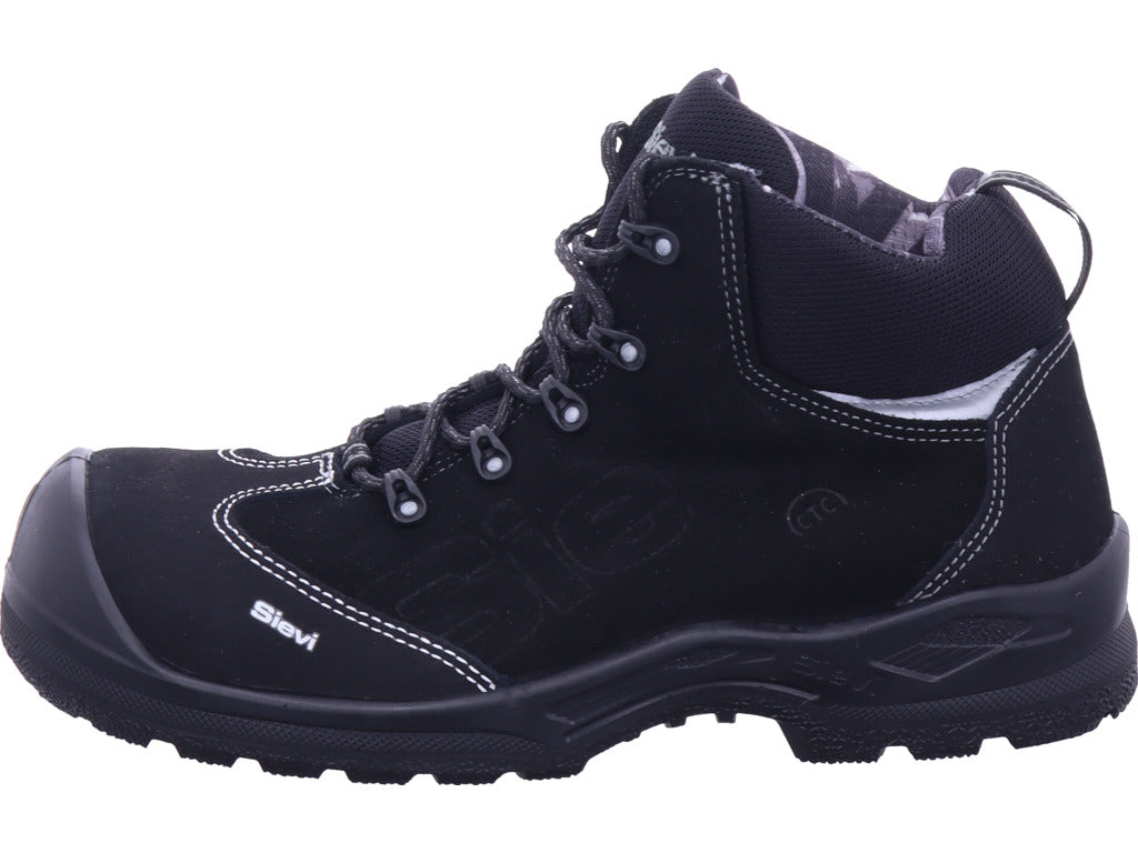Sievi Men's Safety Shoe Elixir High Xl+S3L in black