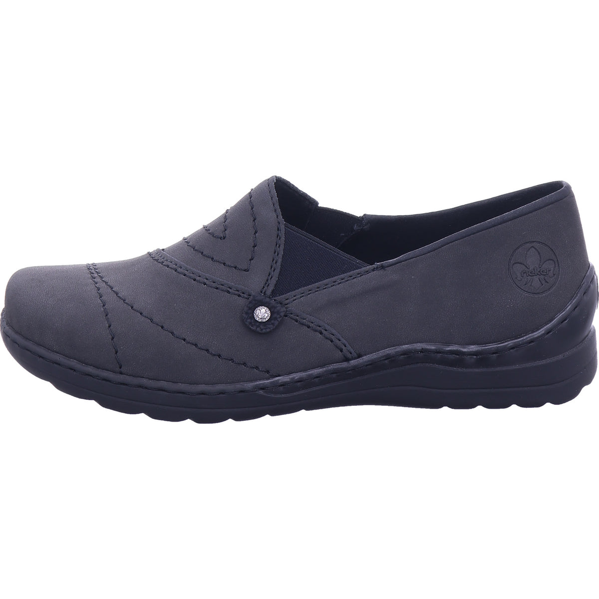 Rieker Damen Slipper  in grau