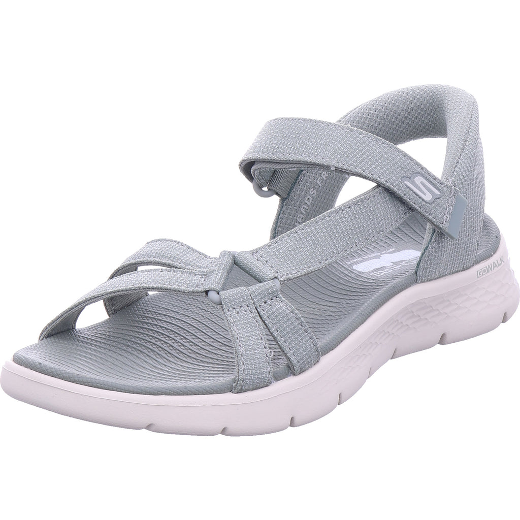 Dámské sandály SKECHERS Go Walk Flex v zelené barvě